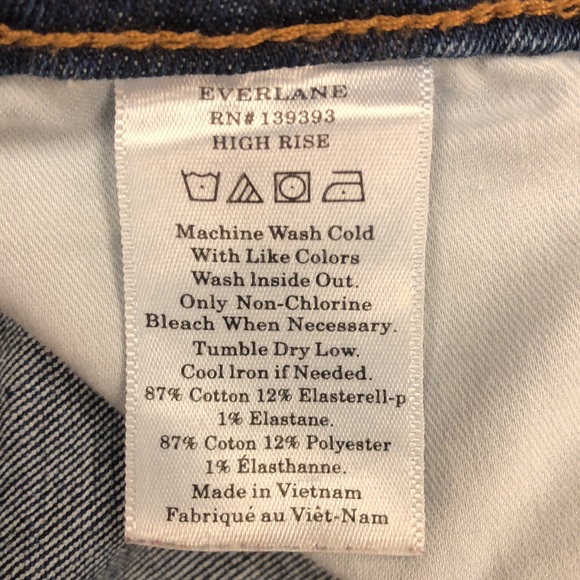 Everlane The Authentic Stretch High-Rise Skinny Women’s Jeans/ Size: 32 Regular - Picture 8 of 11